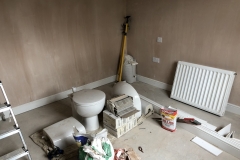 Plastering happening