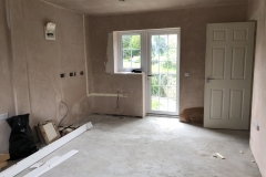 Plastering happening